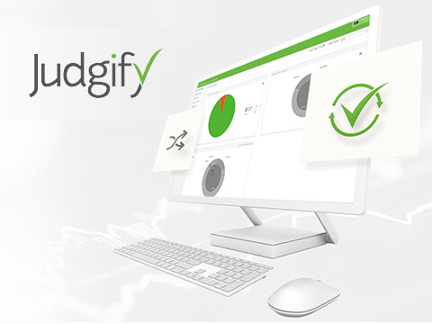 Website for Judgify management solutions